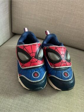 Marvel Spider-Man Toddler Sneakers in Red, Blue & Black